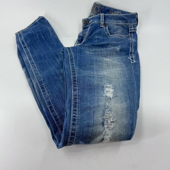 Buckle Black Skinny Jeans - Picture 5 of 9